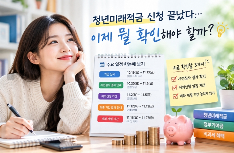 청년미래적금 2026년 2차 신청 후 심사 결과 안내와 계좌 개설 일정