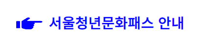 서울청년문화패스
