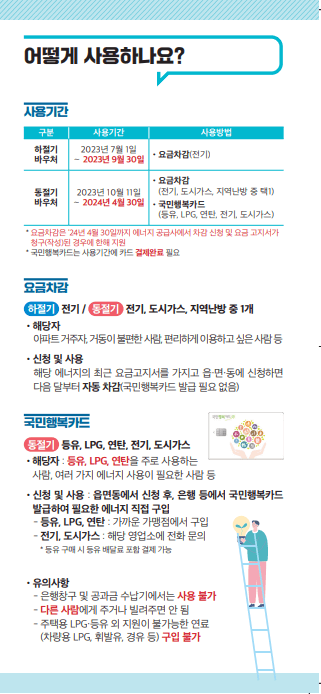 에너지바우처 잔액조회