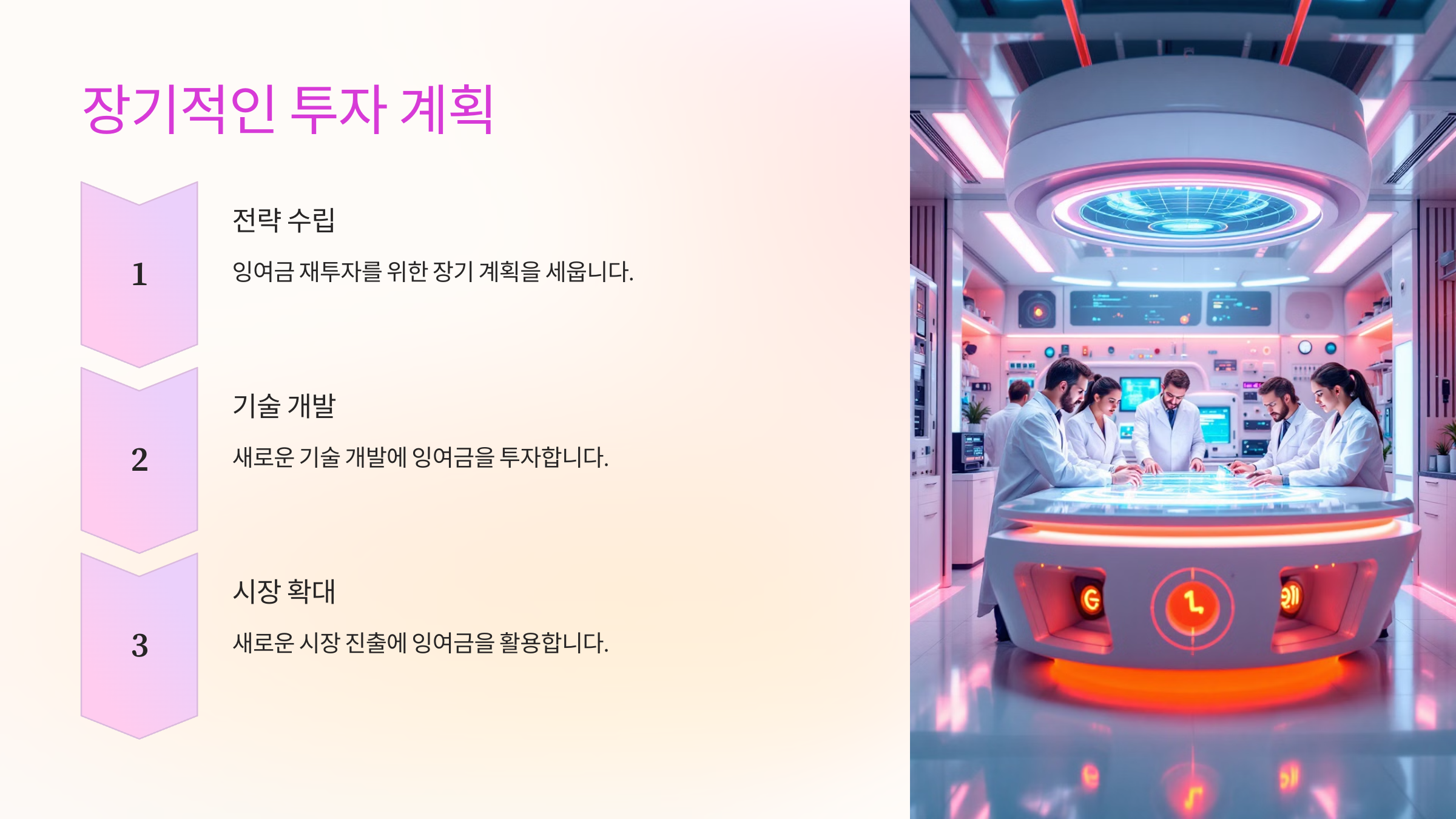 장기적인 투자 계획