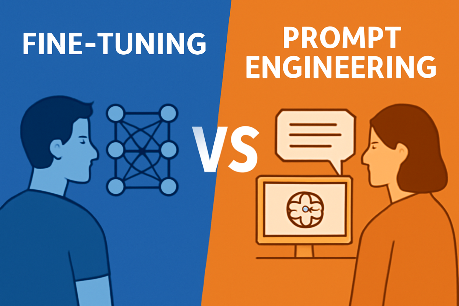 파인튜닝vs프롬프트엔지니어링(챗GPT 생성)