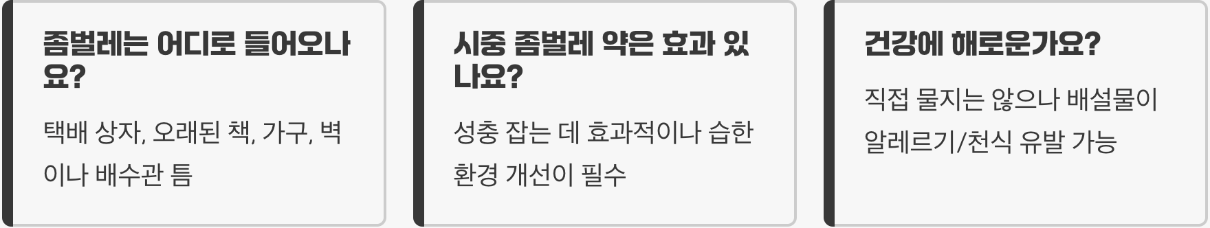 좀벌레 알까지 완벽 박멸하는 방법 (유충 제거)