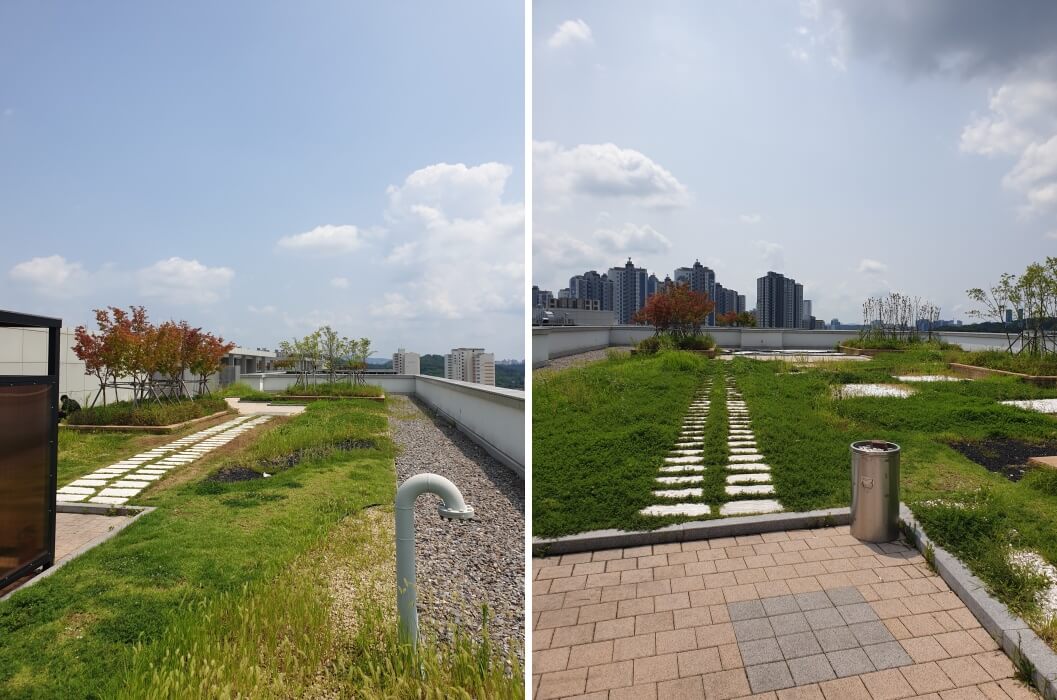 A동 옥상 공원 사진