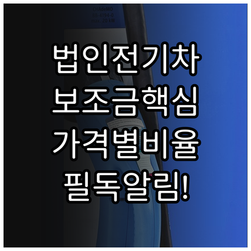 법인 전기차 국고 보조금 지급 기준 ..