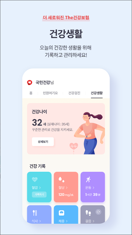 건강보험, 건강검진 장기요양보험