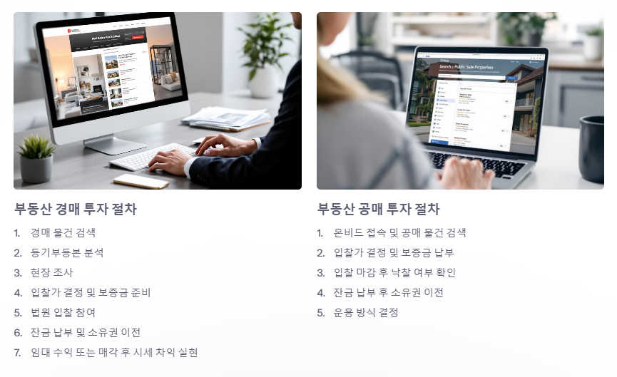 경매공매 투자절차
