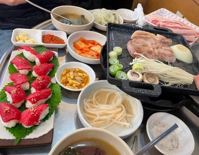 백반기행-안양-한우초밥