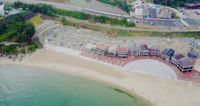 추암오토캠핑장 항공샷