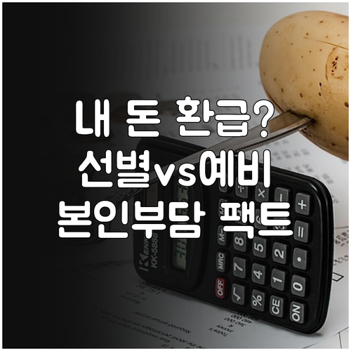 선별급여 예비급여 차이점과 항목별 본..