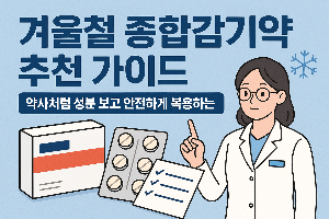 겨울철 종합감기약 추천 가이드 : 약사처럼 성분보고 안전하게 복용하는 법