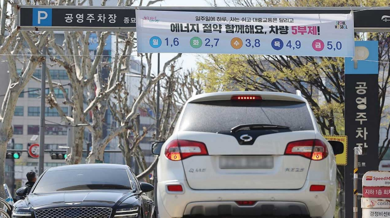 공영주차장 5부제·지도앱 조회·예외 대상