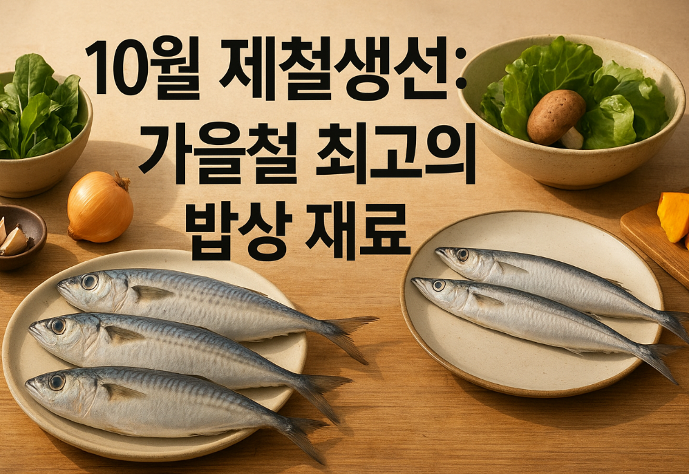 10월 제철 생선