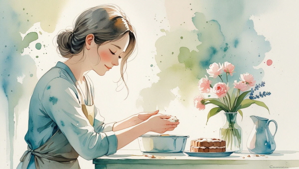 ISFJ는 속상해도 말하지 않습니다. 대신 행동으로 돌보며, 관계를 유지하려 애씁니다에 관한 그림