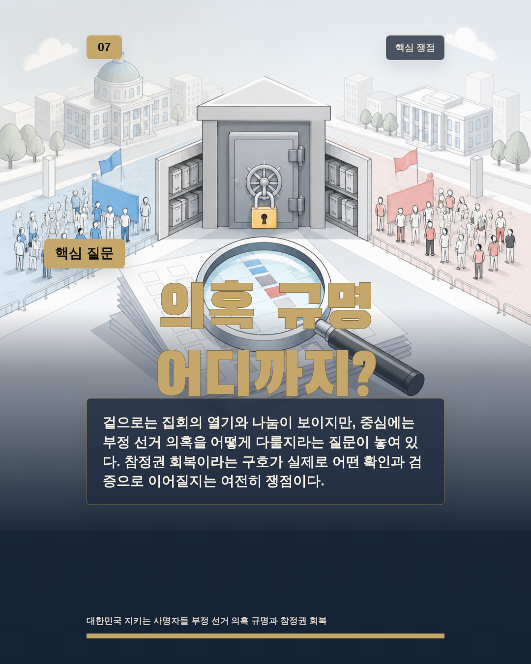 의혹 규명 어디까지?