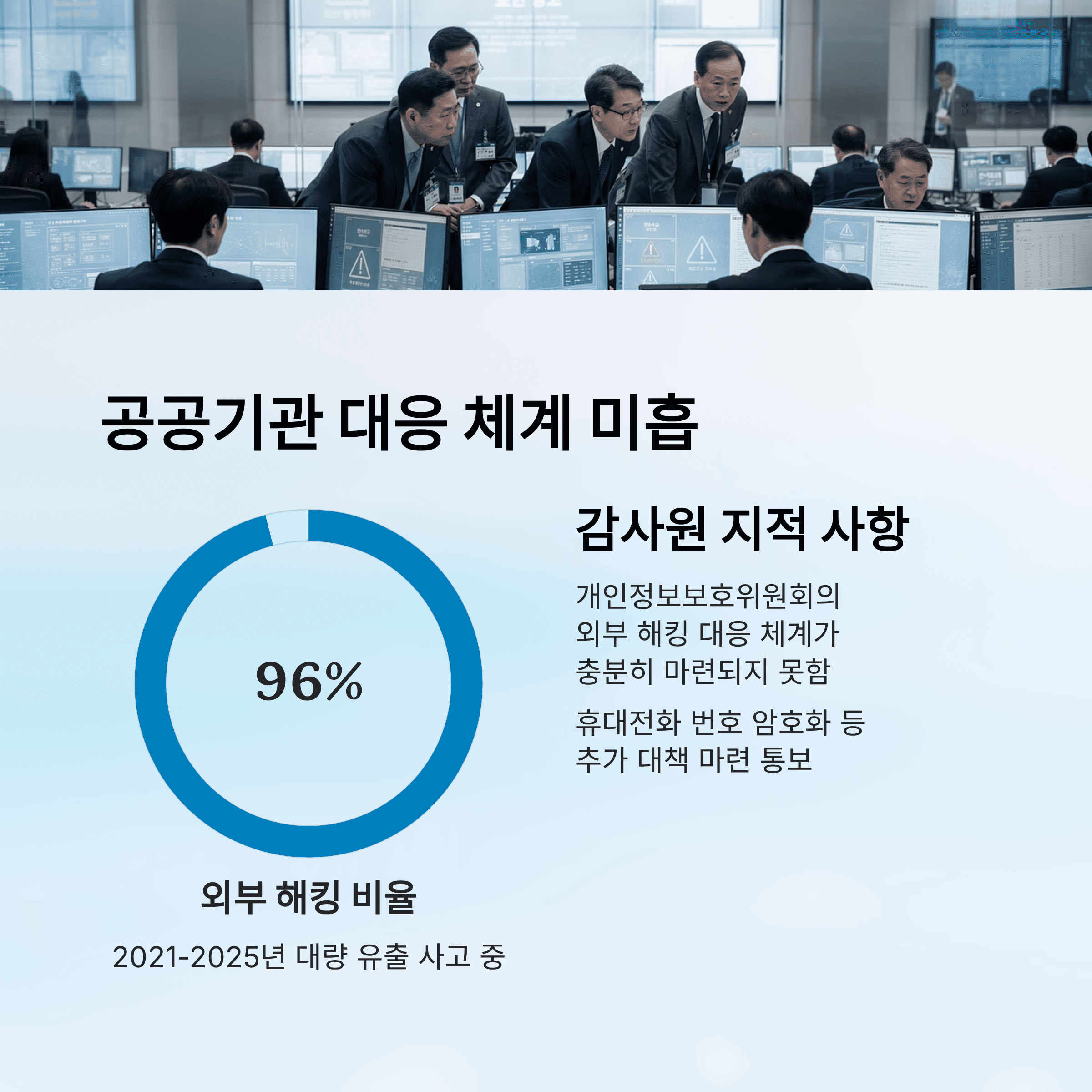 공공 기관 개인정보 보안 ‘구멍’ 드러났다