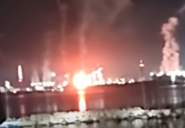 포항제철소 화재 사진