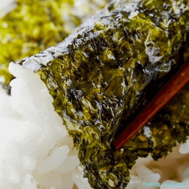 식이섬유가 풍부한 파래김