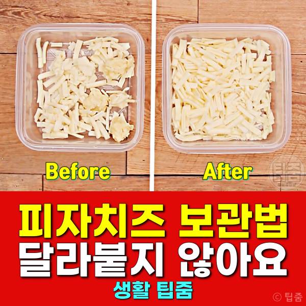 피자치즈 보관 모짜렐라치즈 보관