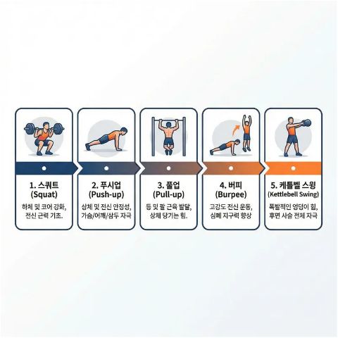 크로스핏, 전신을 진짜로 도전하게 만드는 5가지 운동 루틴