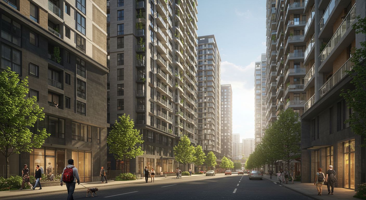 주상복합아파트 거리 사진