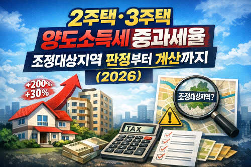 2주택&middot;3주택 양도소득세 중과세율