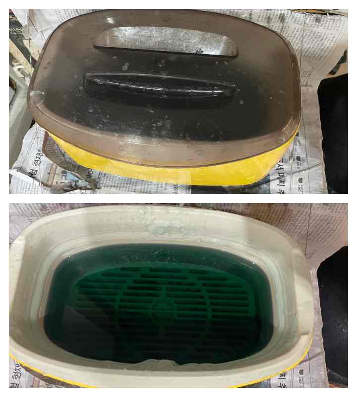 제가 근무하는 병원에서 사용하는 파라핀 치료기 사진입니다.