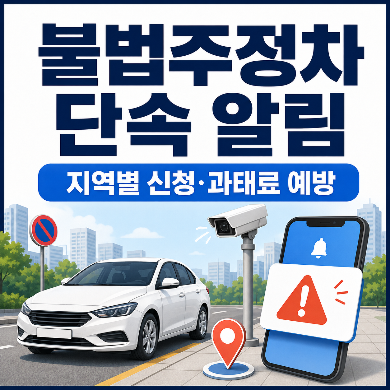 불법주정차 단속 알림서비스 지역별 신청 방법과 과태료 피하는 팁 총정리