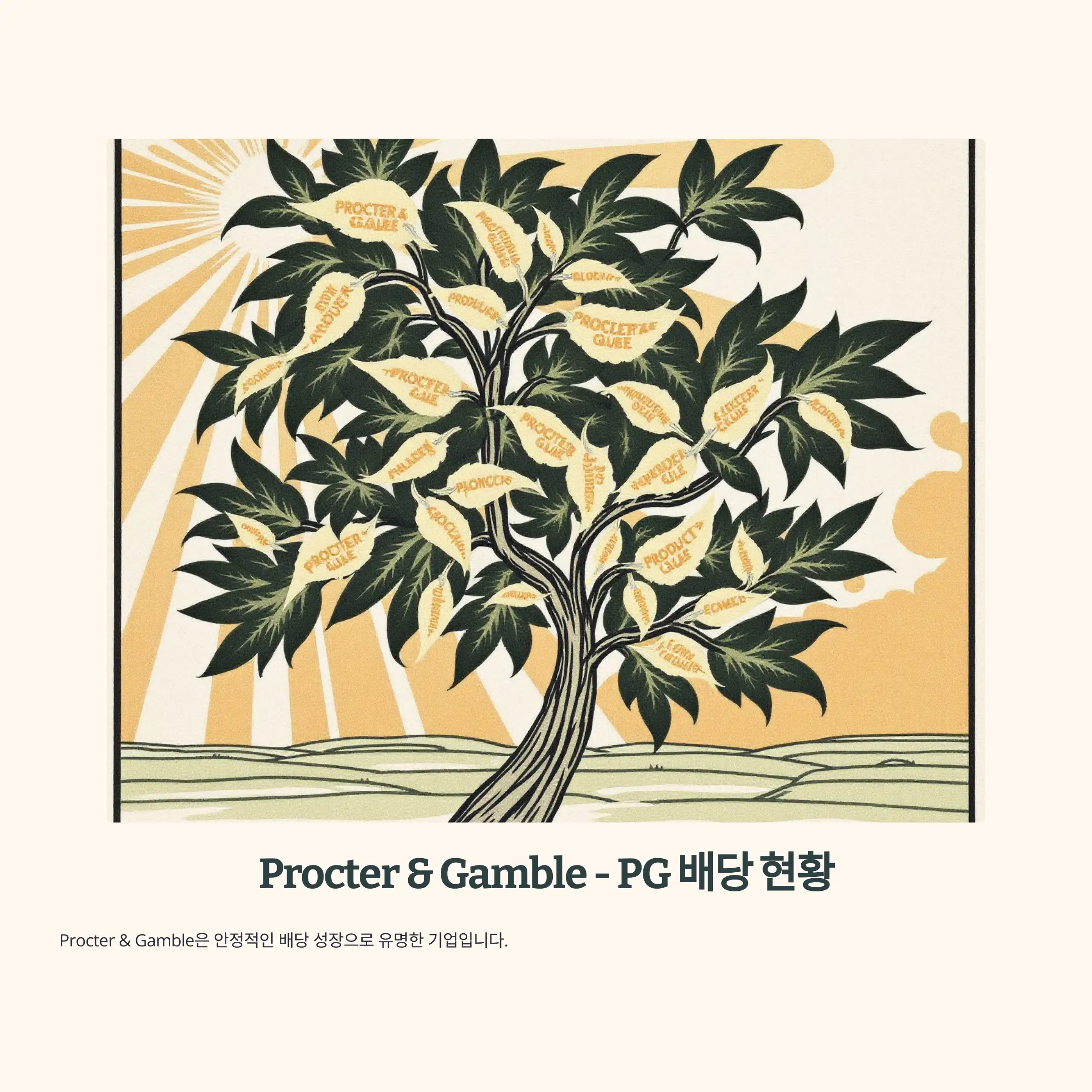 Procter & Gamble - PG 배당 현황 배당금, 수익률, 지급일, 배당이력