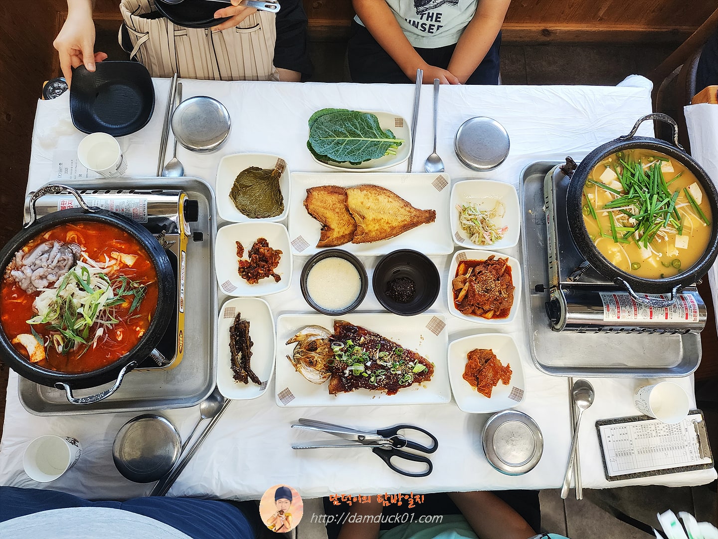 순두부 전골 정식&#44; 청국장 정식
