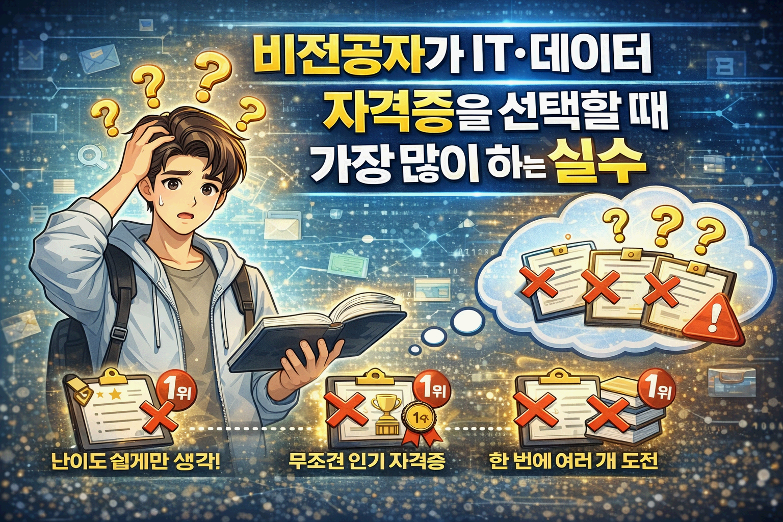 비전공자가 IT·데이터 자격증을 선택할 때 가장 많이 하는 실수