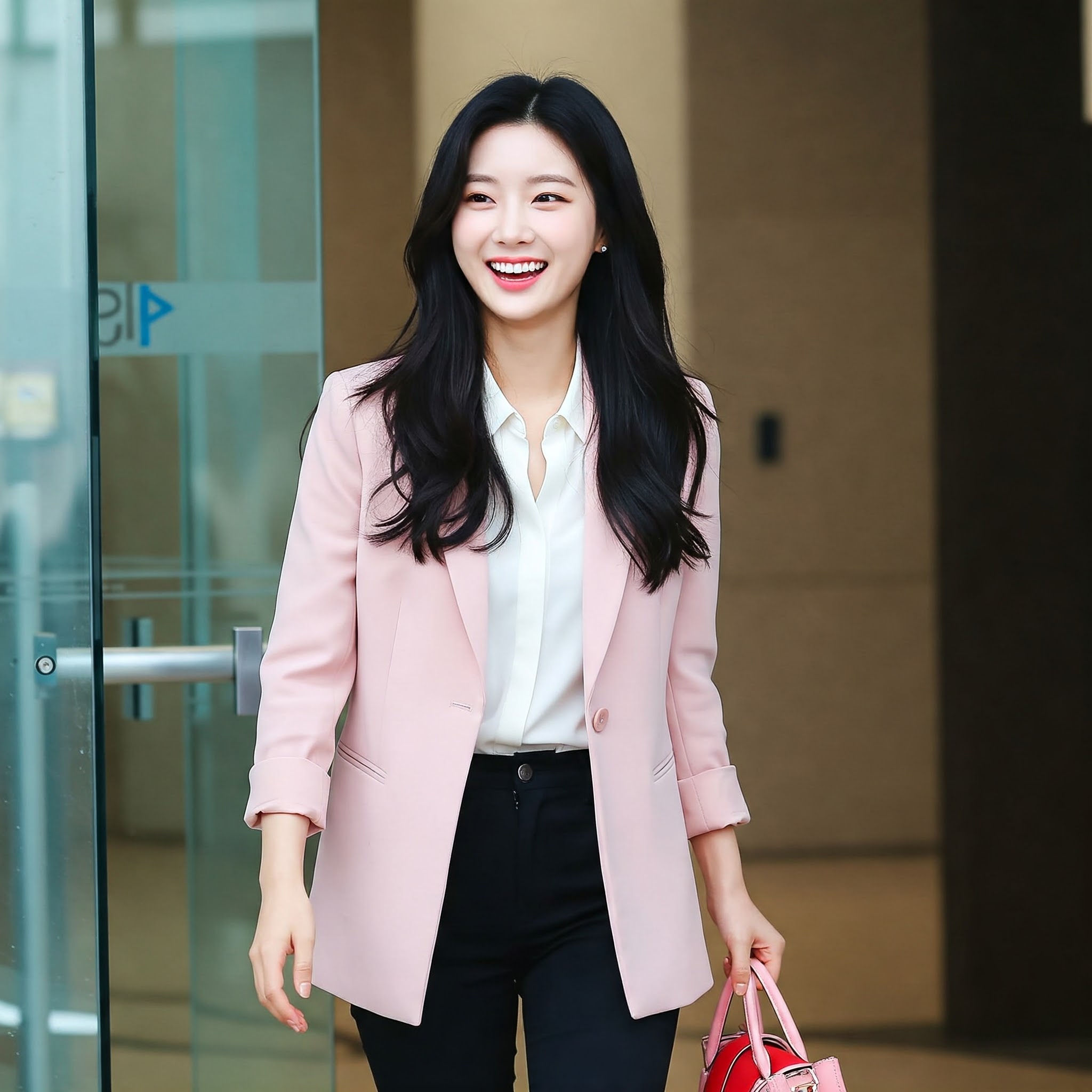 퇴근하는 20대 한국여성