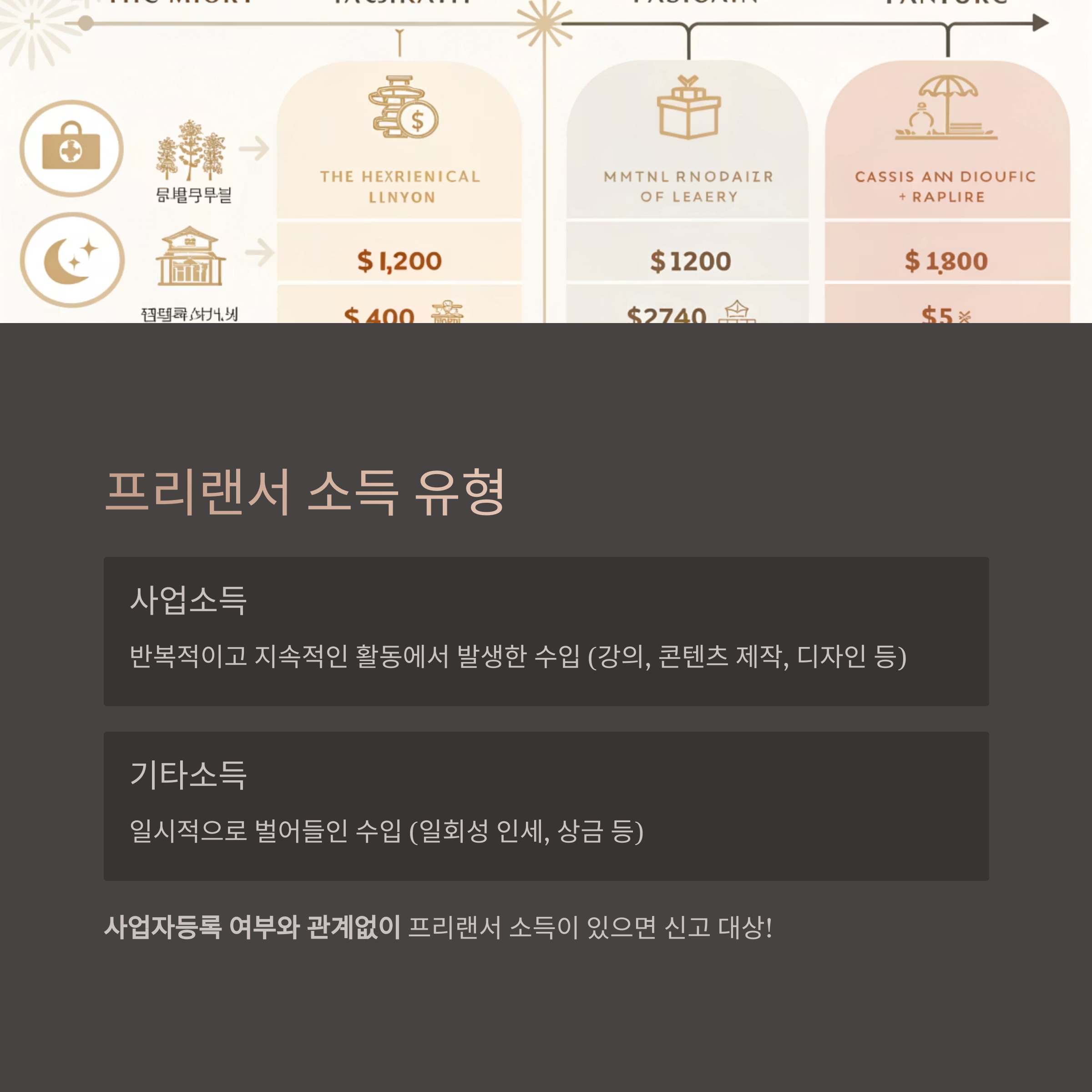 프리랜서 소득 유형