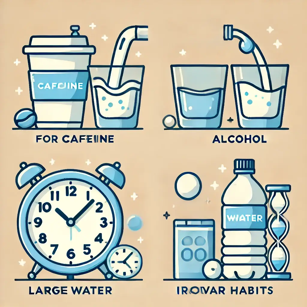 소변을 자주 마렵게 하는 습관