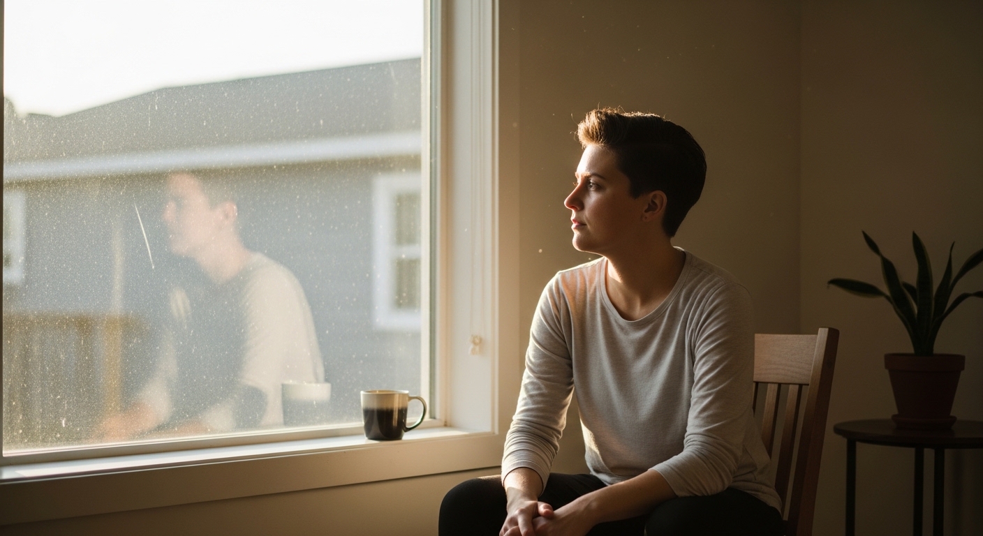 건강 관리를 하면서 포기하는 모습 썸네일