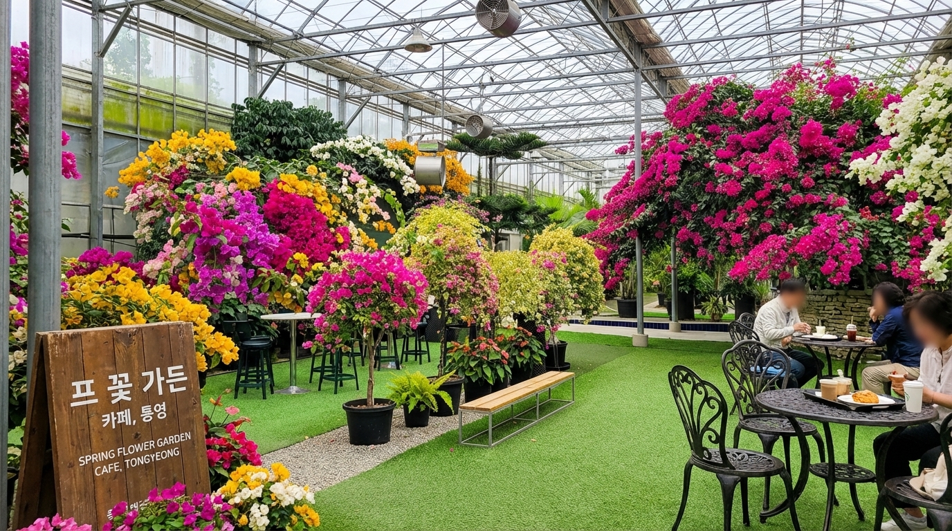 [오늘N] 대한민국 보물정원 <통영 동백커피식물원> 위치정보