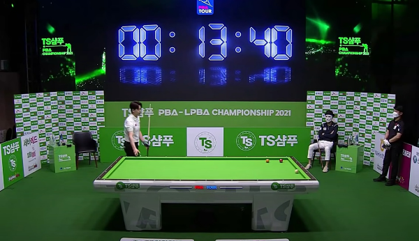 해커 김남수 당구 경기 (2021년 프로당구 PBA투어)