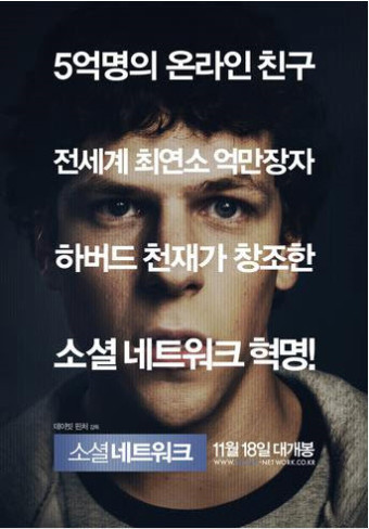 소셜네트워크 포스터