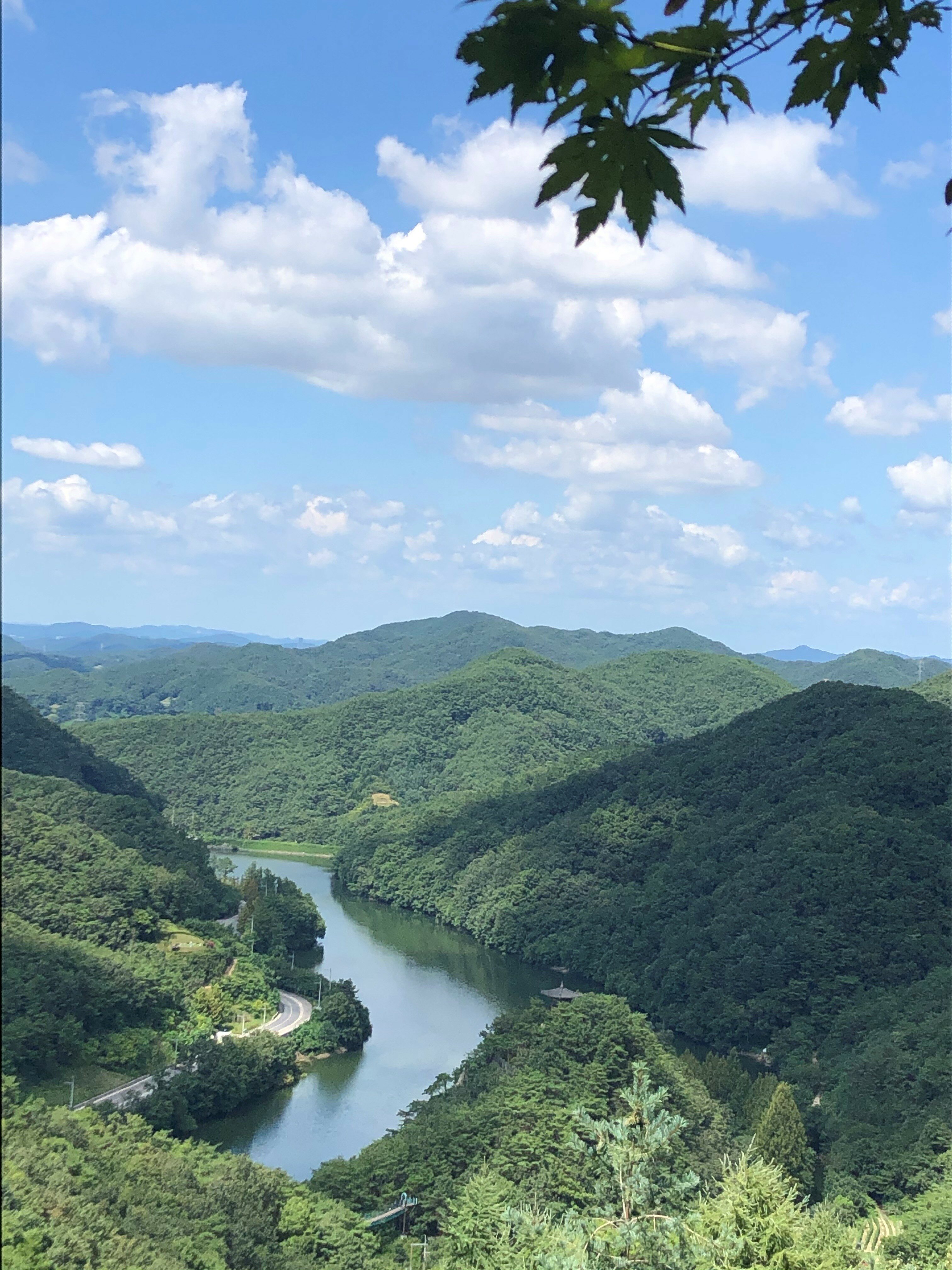 장태산 자연휴양림 전경