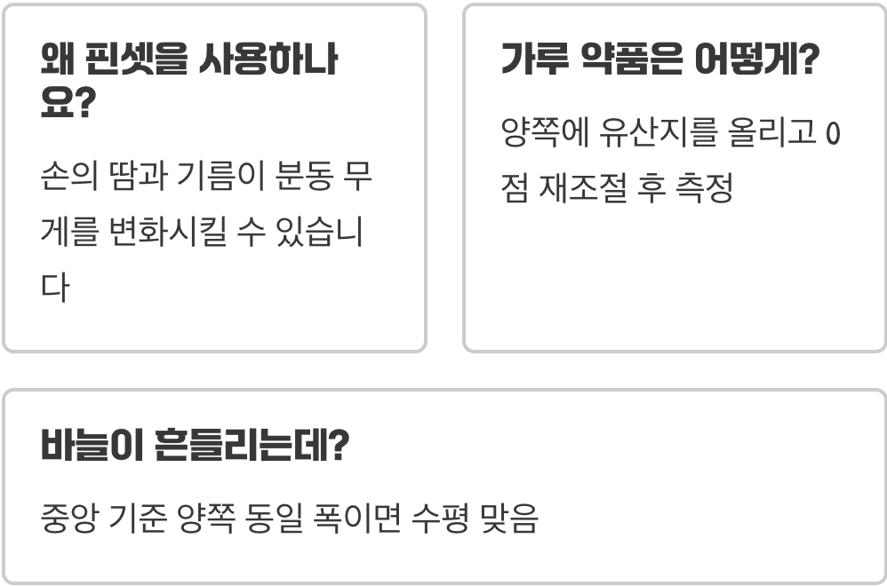 윗접시저울의 구조와 원리, 정확한 무게를 재는 과학의 기초