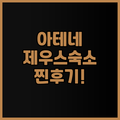 제우스 에센스 아테네 센트럴 실제 이..