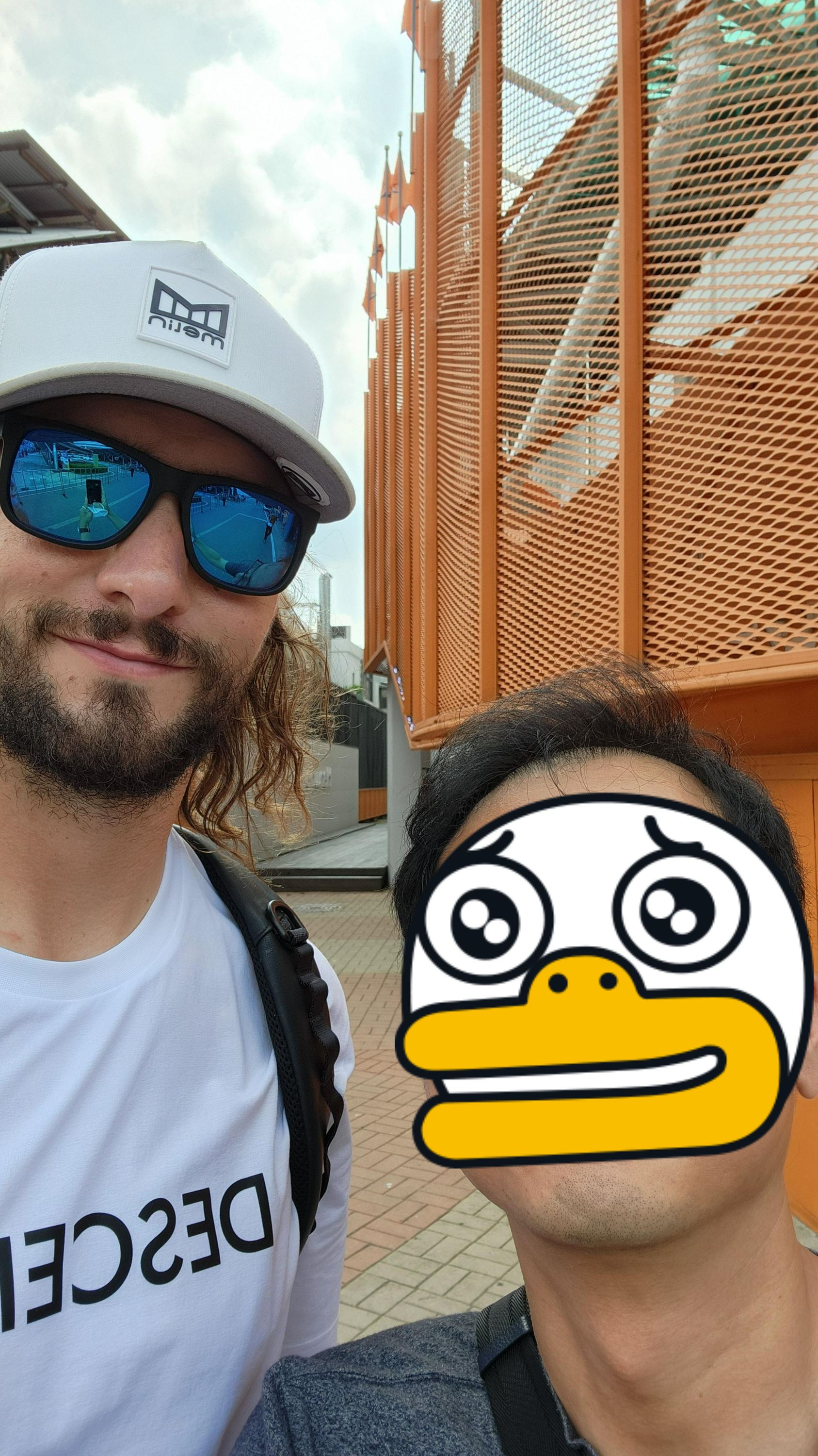 라이언 와이스를 한화 이글스 파크 앞에서 만나다