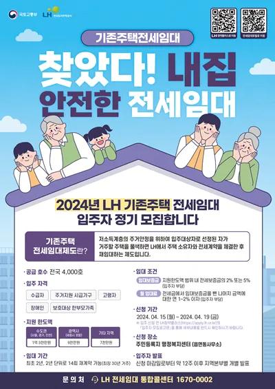 LH전세임대 신청자격 소득기준 보증금 지원 절차_2