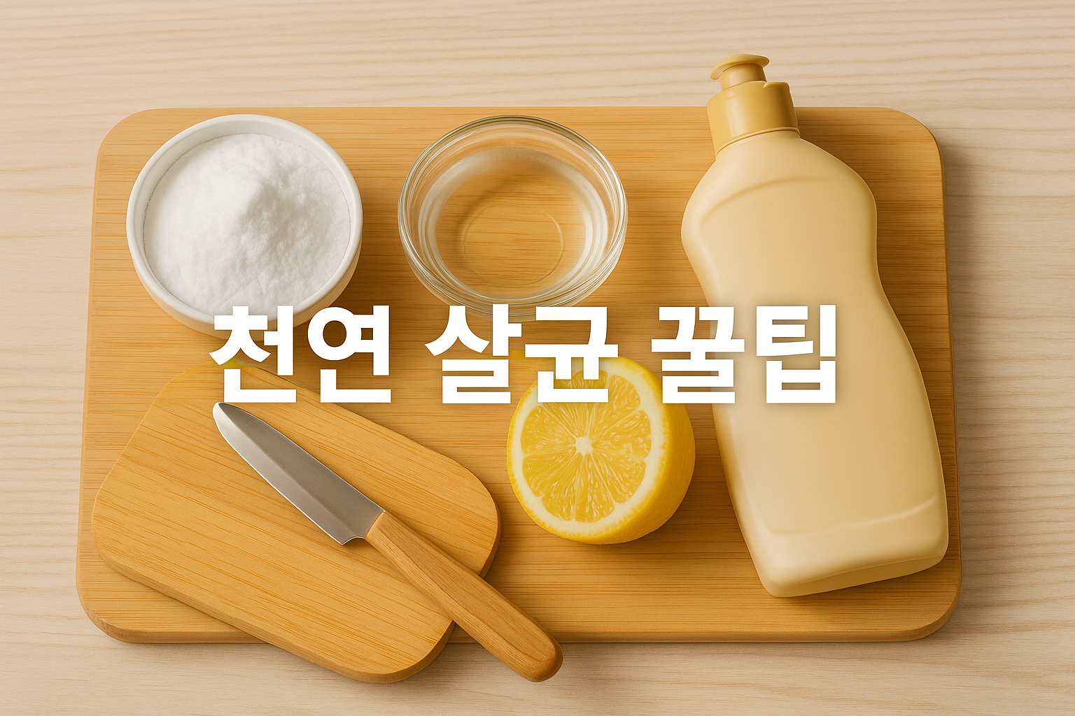 주방 세균 1순위 ⚠️ 칼·도마 이렇게만 관리하면 안심!