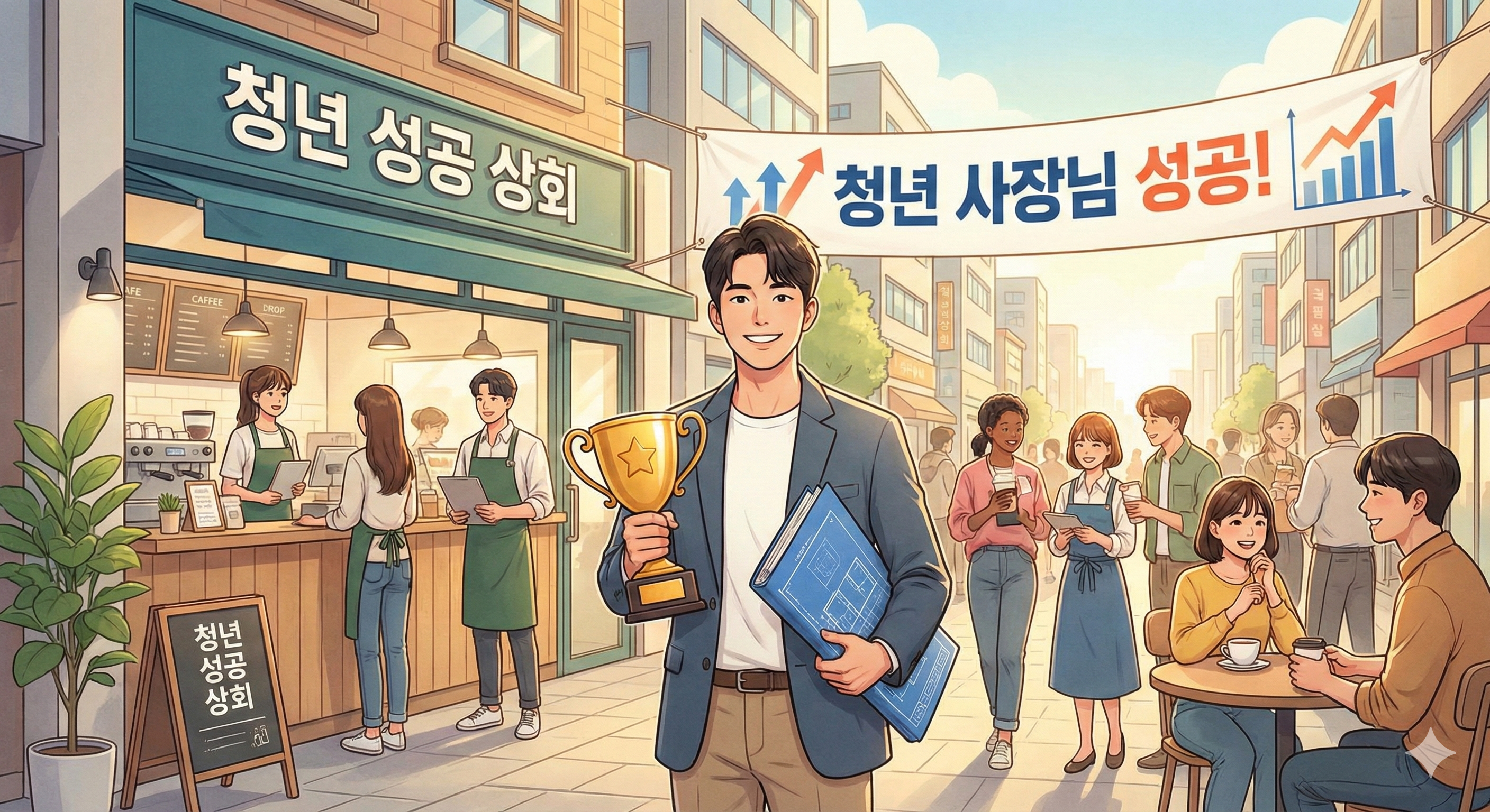 2026년 청년 소상공인 정책자금 신청 자격 및 만 39세 이하 금리 우대 조건 안내 이미지