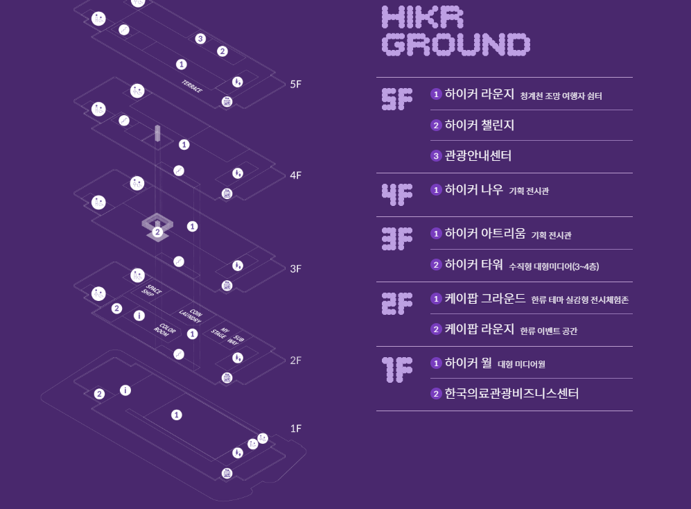 하이커 그라운드 프로그램 예약