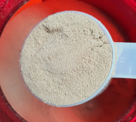 한스쿱-떠진-프로틴-분말