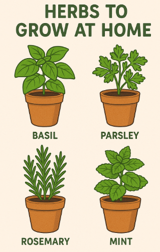 집에서 재배하는 허브