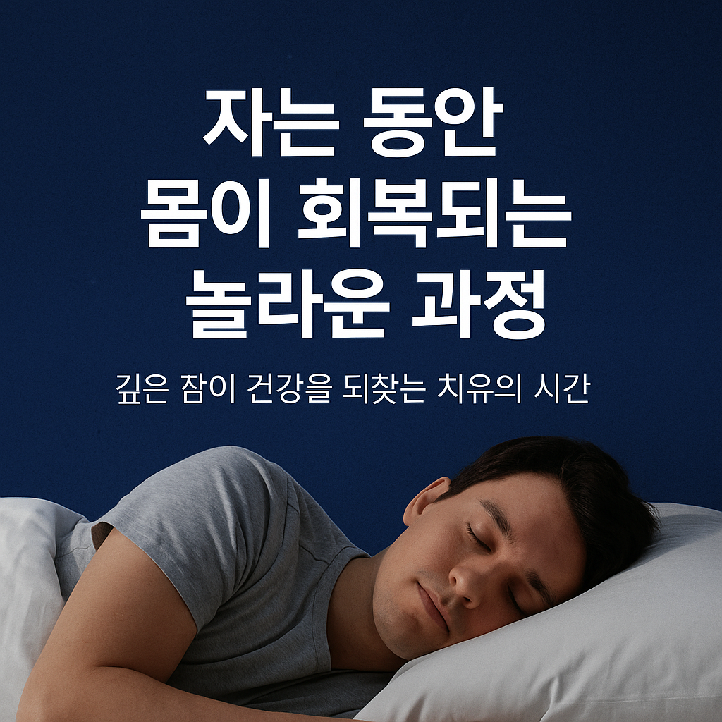 자는 동안 몸이 회복되는 놀라운 과정
