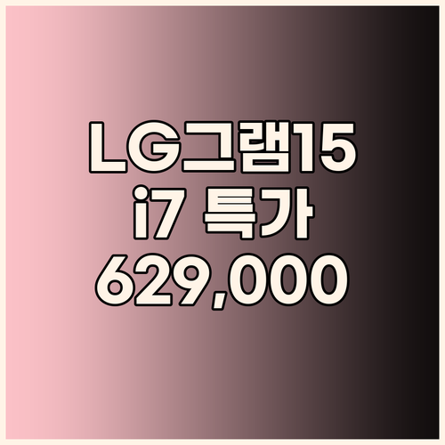 LG 그램15 15ZD90N i7 특..
