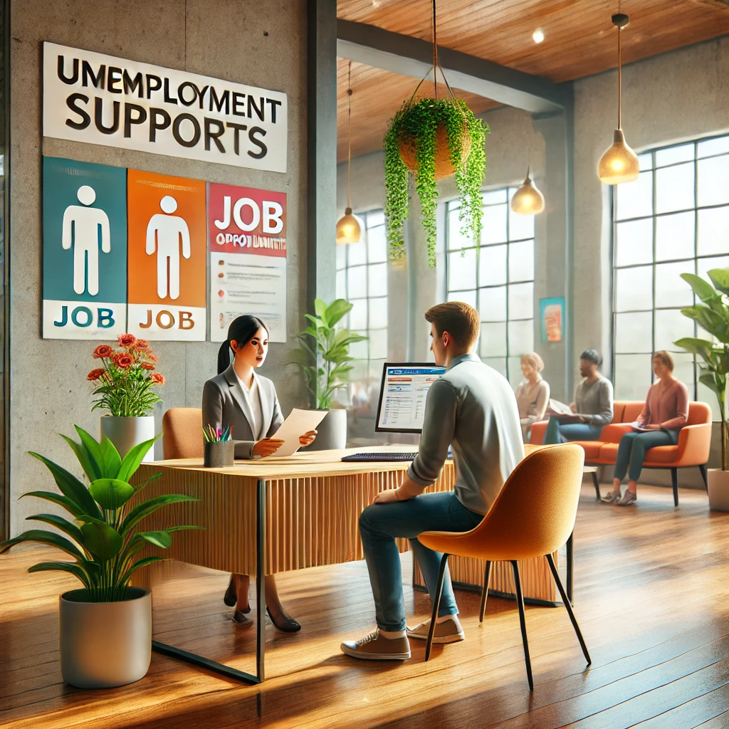 실업급여 받는 모습과 관련된 사진